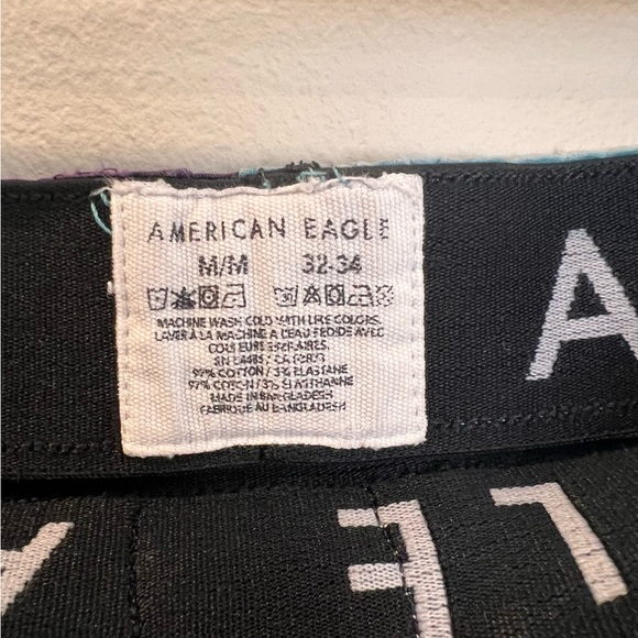 American Eagle Men’s Eggplant Swim Truck Shorts Size Medium - Picture 3 of 4